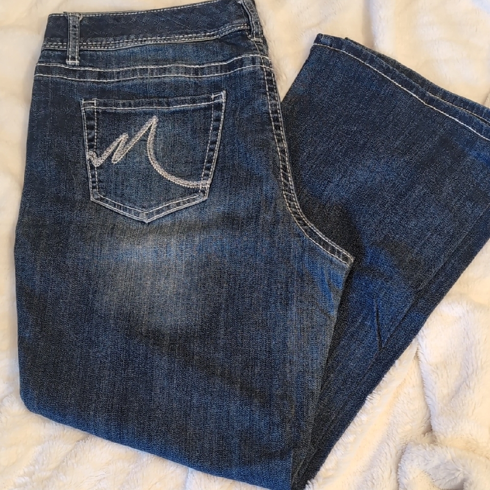 Maurices Blue Boot Cut Jeans with Classic Wash